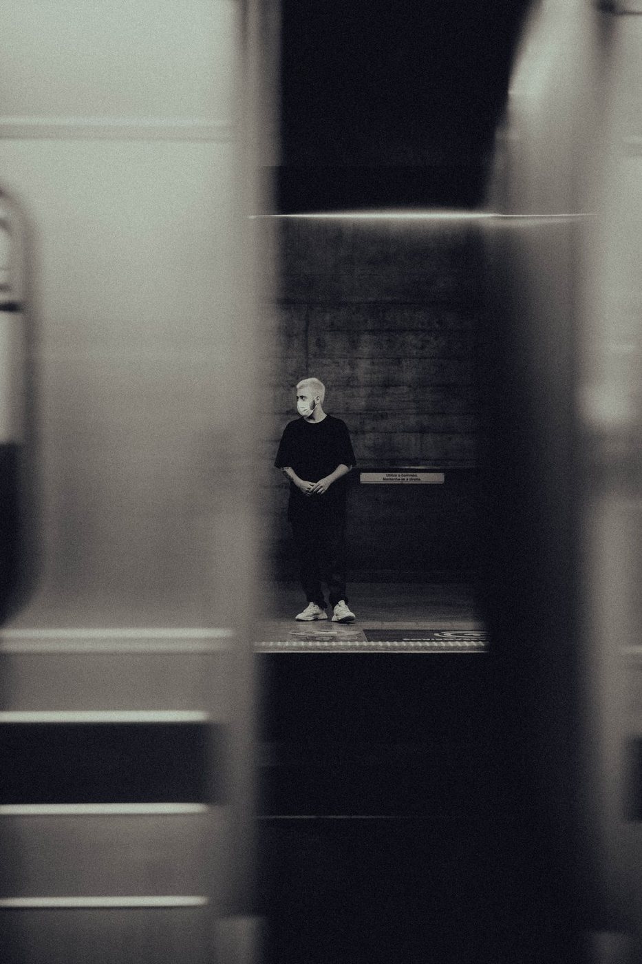 Fotografia de rua, corredor de estação